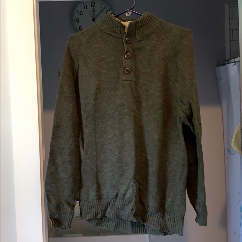 Men’s outerwear sweater-green